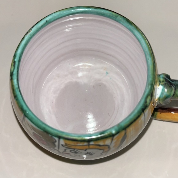 Vintage Italian F.s. Faone Scardin Majolica
Pottery Barrel Coffee Mug Cup 1 of 6 - Picture 9 of 9